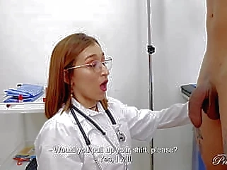 Doctor discovers that her friend and patient have a bigger cock than her boyfriend and she fucks them both blonde latina